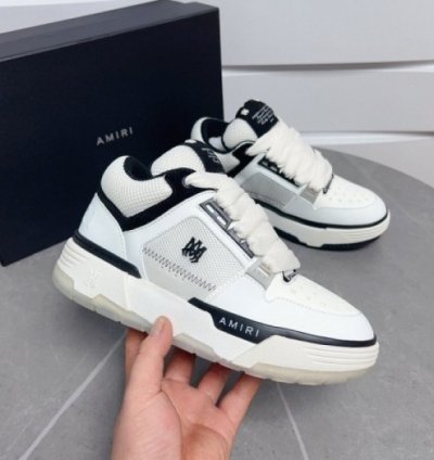 Amir I Mens Ma 1 Black White Sneakers
