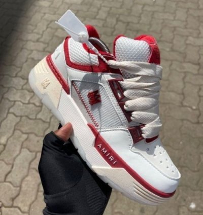 Amir Ma 1 Low White Beige Red Sneakers