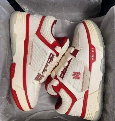 Amir Ma 1 Low White Beige Red Sneakers