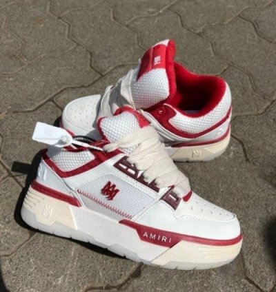 Amir Ma 1 Low White Beige Red Sneakers