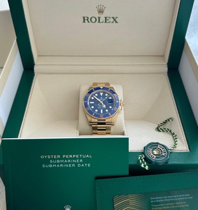 Rolex Submariner Date 2024 Rolex Submariner Date Gold New Full Set
