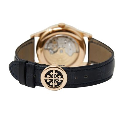 Patek Philippe Annual Calendar Tiffany Co Annual Calendar Rose Gold Blue Dial Full Set Tiffany Stamped Dial Papers