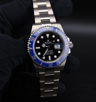 Rolex Submariner Date 2025 New Submariner Date White Gold Cookie Monster 126619lb Full Set