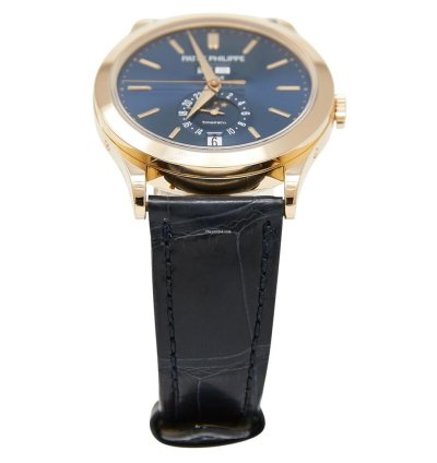Patek Philippe Annual Calendar Tiffany Co Annual Calendar Rose Gold Blue Dial Full Set Tiffany Stamped Dial Papers