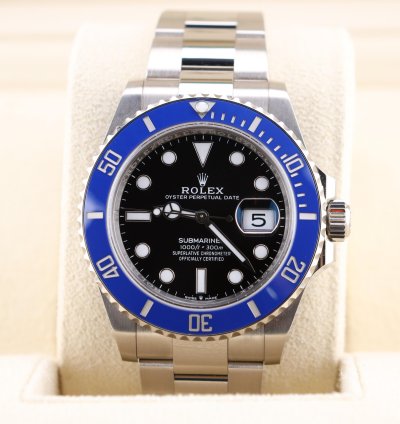 Rolex Submariner Date 2025 New Submariner Date White Gold Cookie Monster 126619lb Full Set