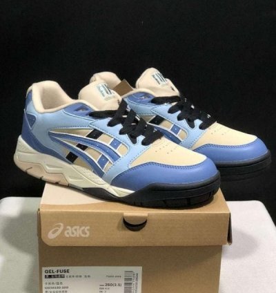 Asic S Gel Fuse Kigo Blue Beige Sneakers