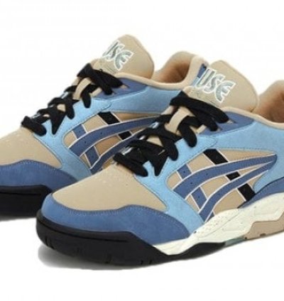 Asic S Gel Fuse Kigo Blue Beige Sneakers