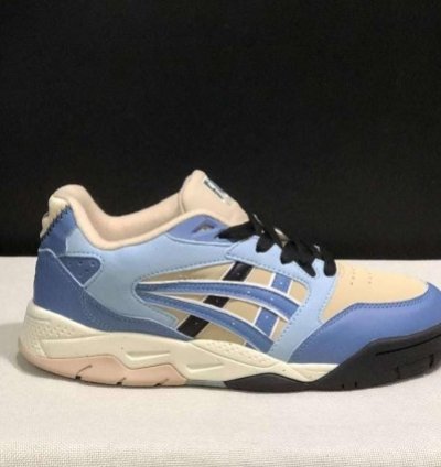 Asic S Gel Fuse Kigo Blue Beige Sneakers