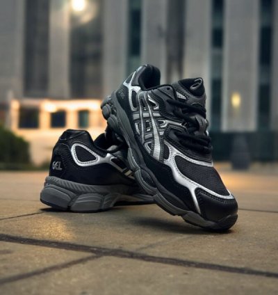Asic S Gel Kayano 14 Black White Sneakers