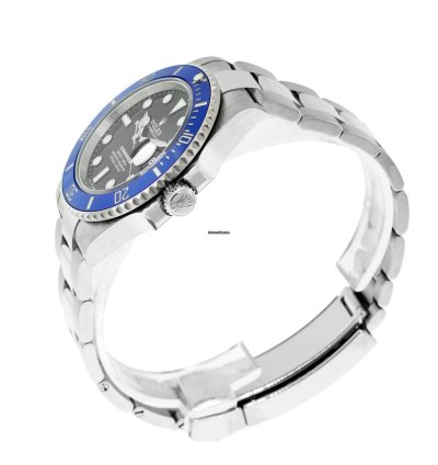 Rolex Submariner Date 40mm White Gold Black Dial Blue Bezel 126619