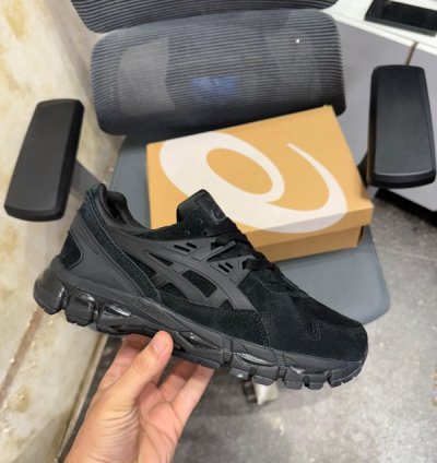 Asic S Gel Kayano Black Suede Sneakers