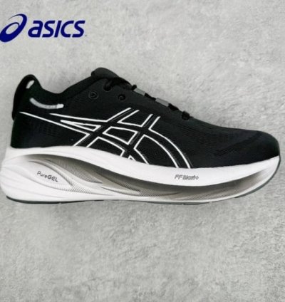 Asic S Gel Nimbus 26 Platinum Black Graphite Grey Running Shoes