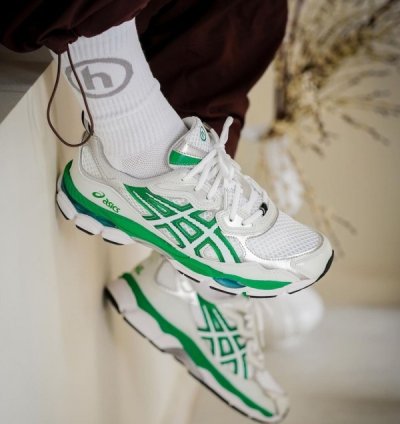 Asic S Gel Nyc X Hidden Ny White Jolly Green Sneakers