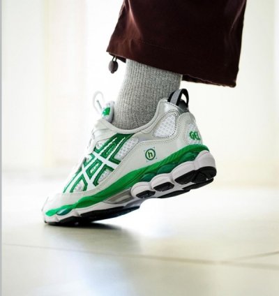 Asic S Gel Nyc X Hidden Ny White Jolly Green Sneakers