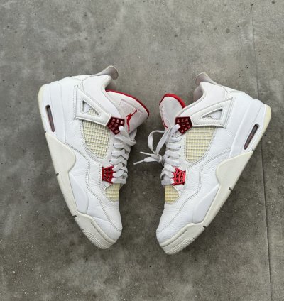 Nike Air Jordan 4 Metalic Red 10 5us