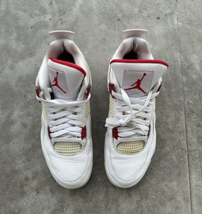 Nike Air Jordan 4 Metalic Red 10 5us