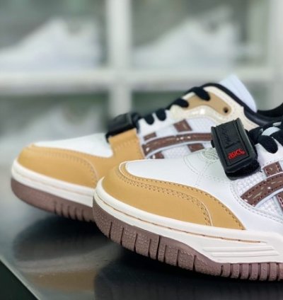 Asic S Gel Spotlyte Low V2 White Brown Sneakers