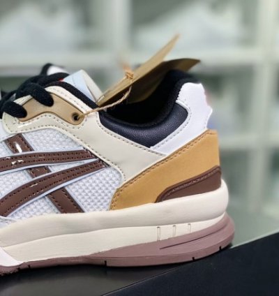 Asic S Gel Spotlyte Low V2 White Brown Sneakers