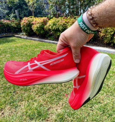 Asic S Metaspeed Sky Diva Red White Running Shoes