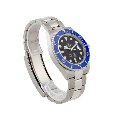 Rolex Submariner Date 41mm 18k White Gold Unworn Box Card
