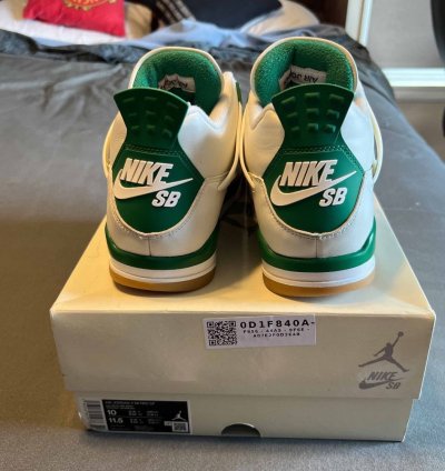 Nike Air Jordan 4 Retro Sb Pine Green Size 10 Dr5415 103