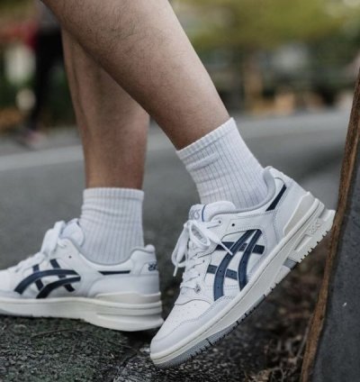 Asics Ex89 White Grand Shark Sneakers