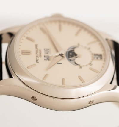 Patek Philippe Annual Calendar Wempe 125 Years Ref 5125g-001 18k White Gold Folding Clasp Full Set Bj-2003