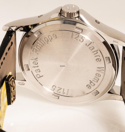 Patek Philippe Annual Calendar Wempe 125 Years Ref 5125g-001 18k White Gold Folding Clasp Full Set Bj-2003