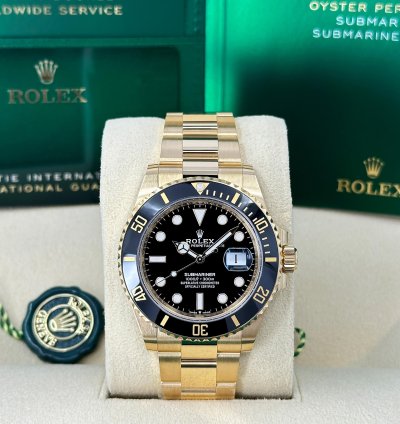 Rolex Submariner Date 41mm 18k Yg Black Dial Ref 126618ln Unworn