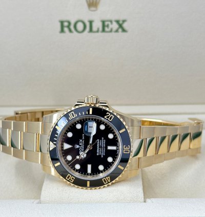 Rolex Submariner Date 41mm 18k Yg Black Dial Ref 126618ln Unworn