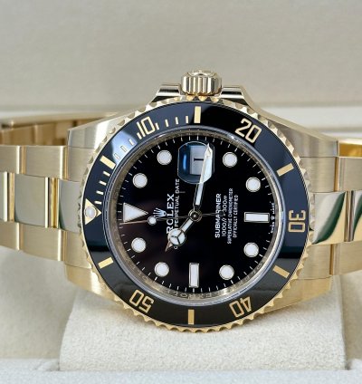 Rolex Submariner Date 41mm 18k Yg Black Dial Ref 126618ln Unworn