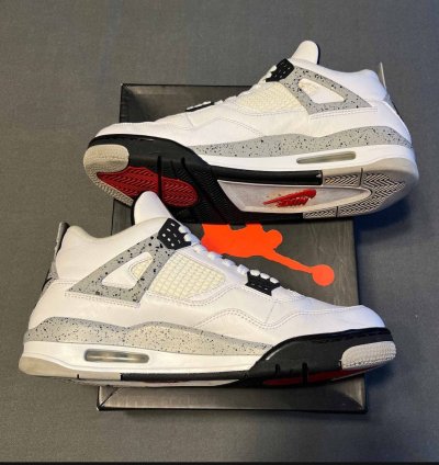 Nike Air Jordan 4 Retro White Cement Size 10 5 840606 192