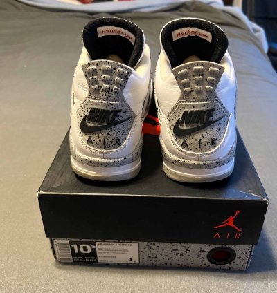 Nike Air Jordan 4 Retro White Cement Size 10 5 840606 192