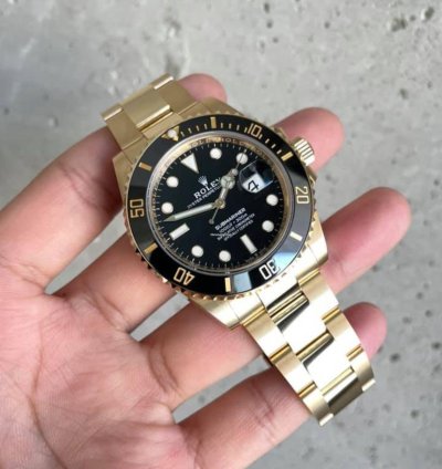 Rolex Submariner Date 41mm Ceramic Black 18k Yellow Gold Bnib 2025