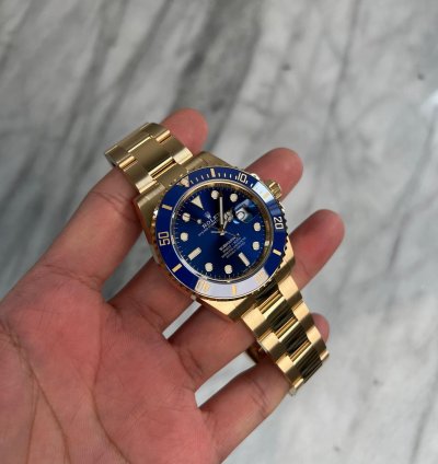 Rolex Submariner Date 41mm Ceramic Bluesy Full Gold Bnib 2025