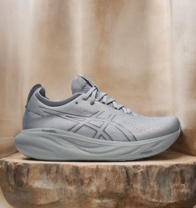 Asics Gel Nimbus 25 Grey Running Shoes