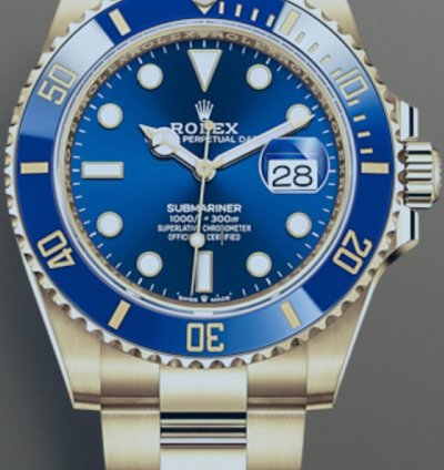 Rolex Submariner Date 41mm Yellow Gold Blue Dial 126618lb