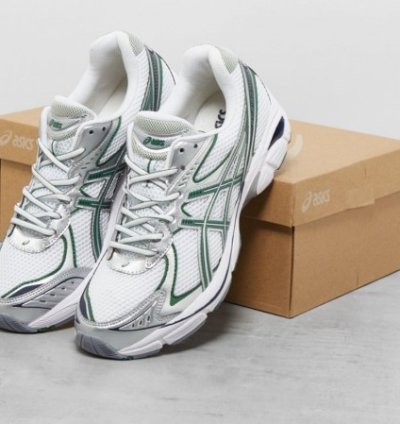 Asics Gt 2160 White Shamrock Green Sneakers