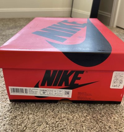 Nike Air Jordan Retro 1 85 1985 High Og Black White Size 9 5