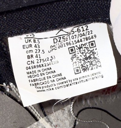 Nike Air Jordan Retro 1 High Og Lost And Found Chicago