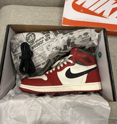 Nike Air Jordan Retro 1 High Og Lost And Found Chicago