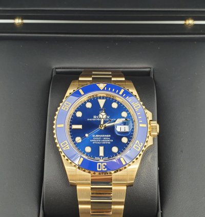 Rolex Submariner Date Basel One Submariner Date 126618lb Full Gold Blue