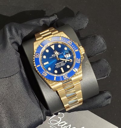 Rolex Submariner Date Basel One Submariner Date 126618lb Full Gold Blue