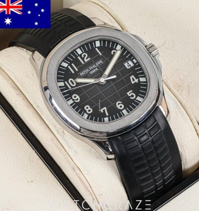 Patek Philippe Aquanaut 2008 Patek Philippe Auqanaut Black Date 40mm 5167a-001