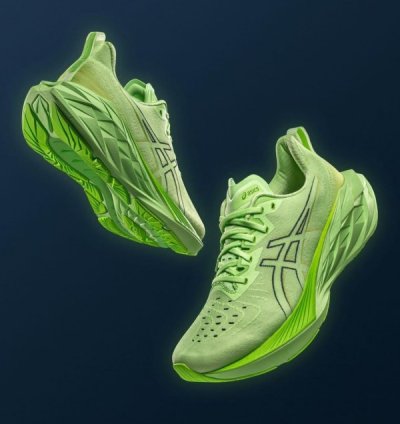 Asics Nova Blast 4 Neon Green Running Shoes