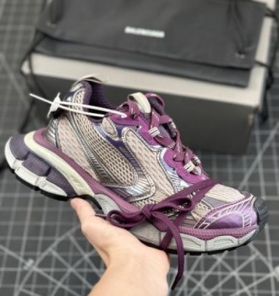 Balenciag A 3xl In Purple Sneakers