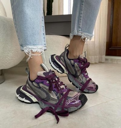 Balenciag A 3xl In Purple Sneakers