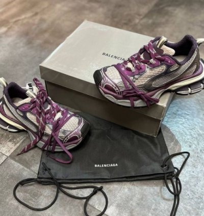 Balenciag A 3xl In Purple Sneakers