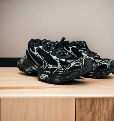 Balenciaga 3xl Beast Mode Black Grey Sneakers