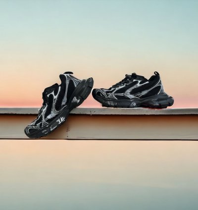Balenciaga 3xl Beast Mode Black Grey Sneakers